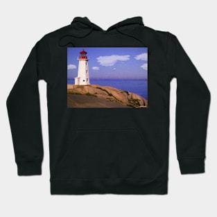 Peggys Cove Lighthouse Hoodie